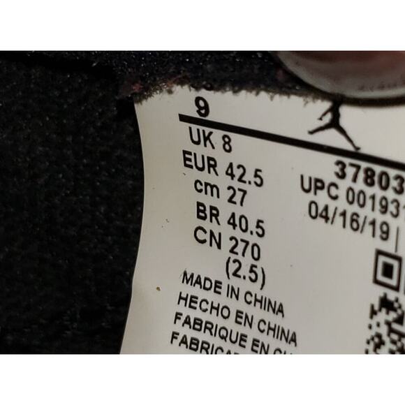Air Jordan 11 OG 1996 Bred 9 Black & Red Patent Leather Tinker Hatfield Lace Up main image 10